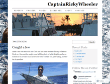 Tablet Screenshot of captainrickywheeler.com